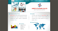 Desktop Screenshot of ambicapharmasales.com